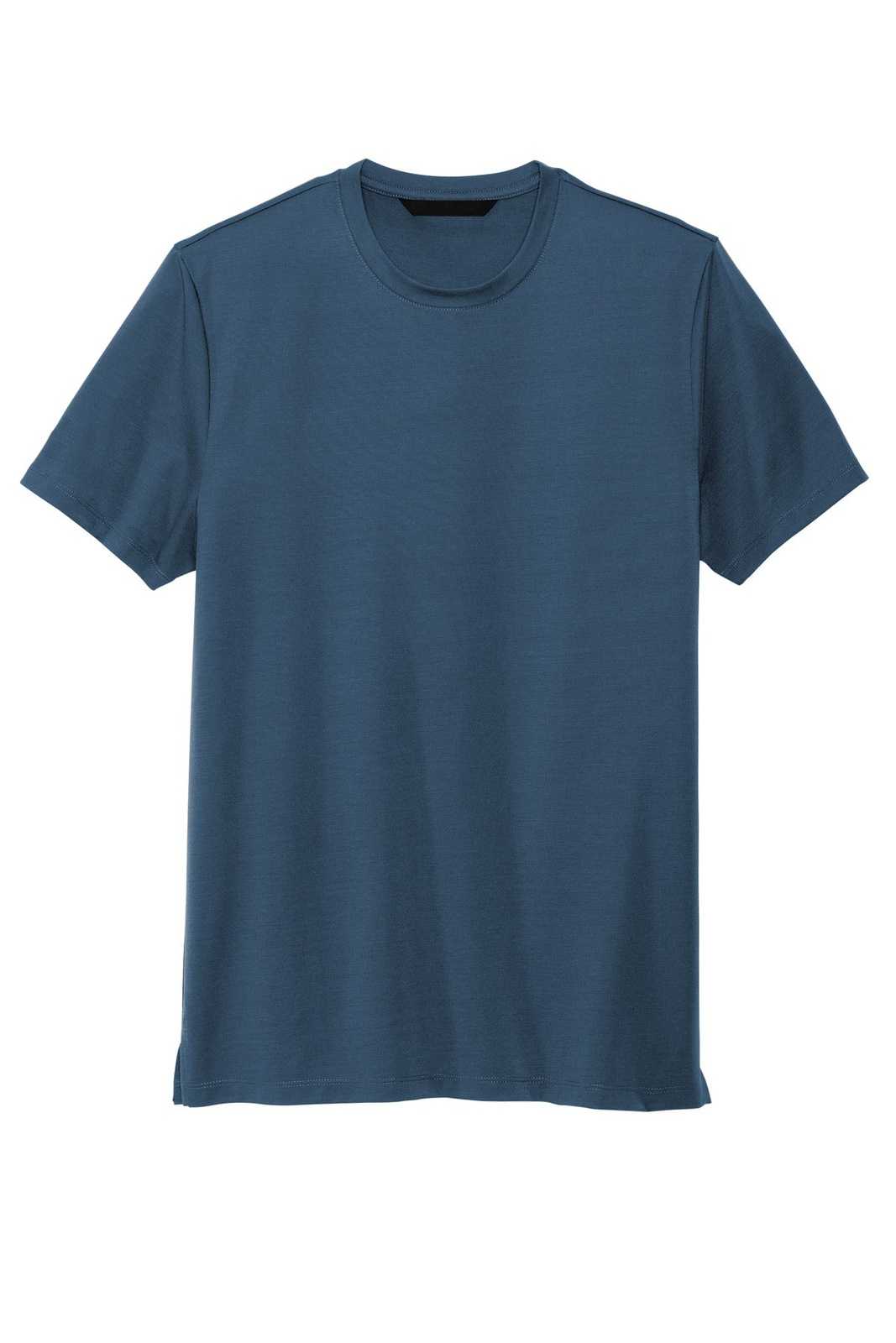 Mercer+Mettle MM1016 Stretch Jersey Crew - Insignia Blue - HIT a Double - 2