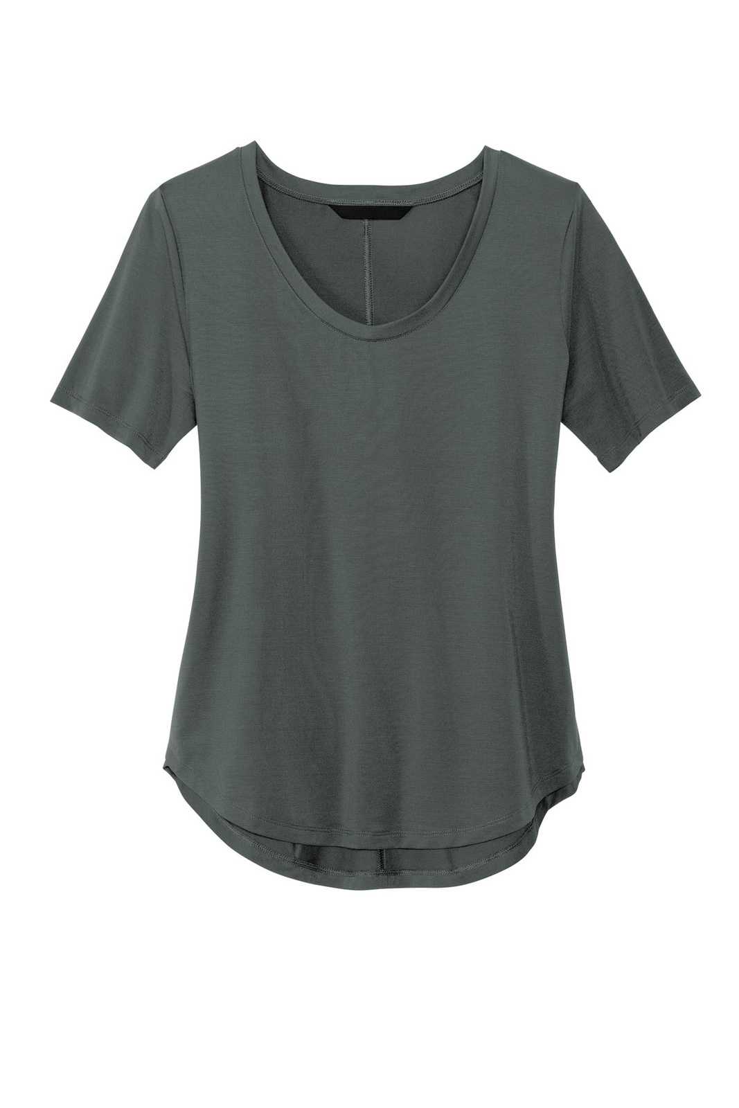 Mercer+Mettle MM1017 Women&#39;s Stretch Jersey Relaxed Scoop - Anchor Grey - HIT a Double - 2