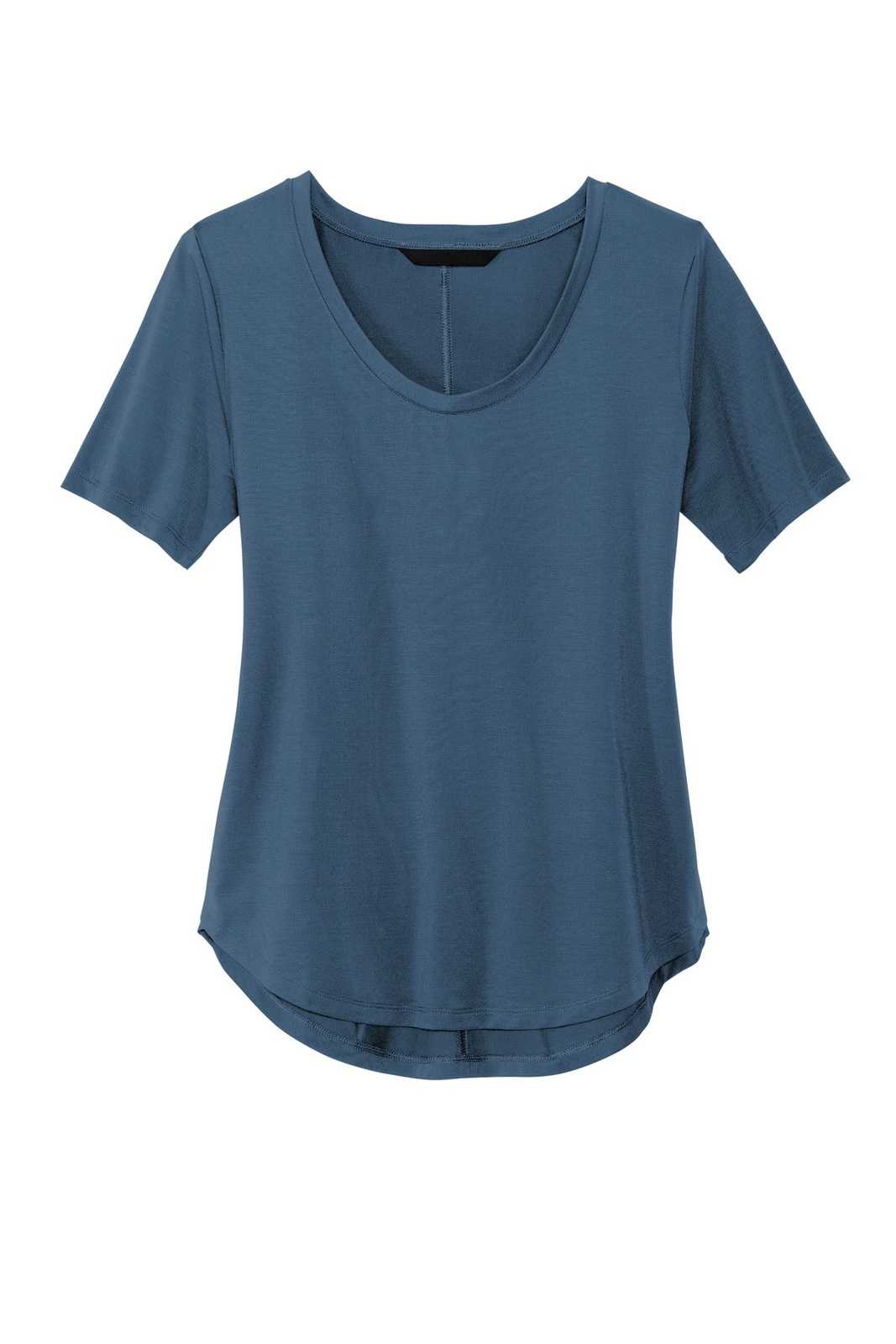 Mercer+Mettle MM1017 Women&#39;s Stretch Jersey Relaxed Scoop - Insignia Blue - HIT a Double - 2