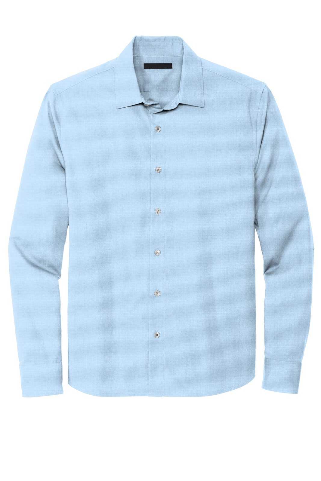 Mercer+Mettle MM2000 Long Sleeve Stretch Woven Shirt - Air Blue End On End - HIT a Double - 2
