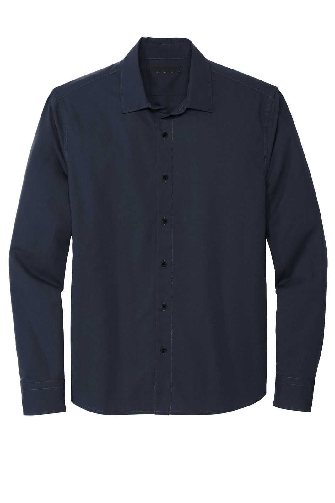 Mercer+Mettle MM2000 Long Sleeve Stretch Woven Shirt - Night Navy - HIT a Double - 1