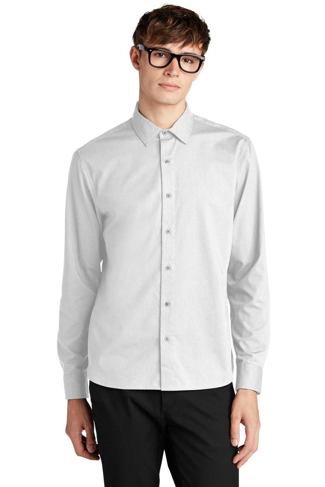 Mercer+Mettle MM2000 Long Sleeve Stretch Woven Shirt - White - HIT a Double - 1
