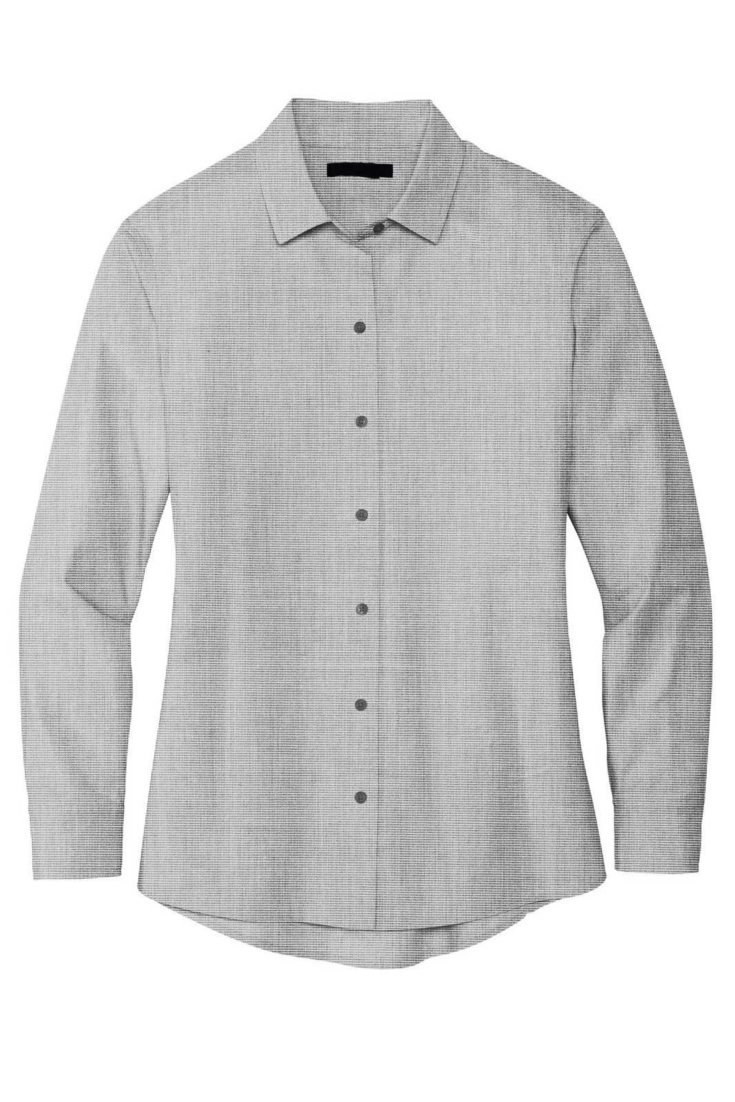 Mercer+Mettle MM2001 Women&#39;s Long Sleeve Stretch Woven Shirt - Gusty Grey End On End - HIT a Double - 2
