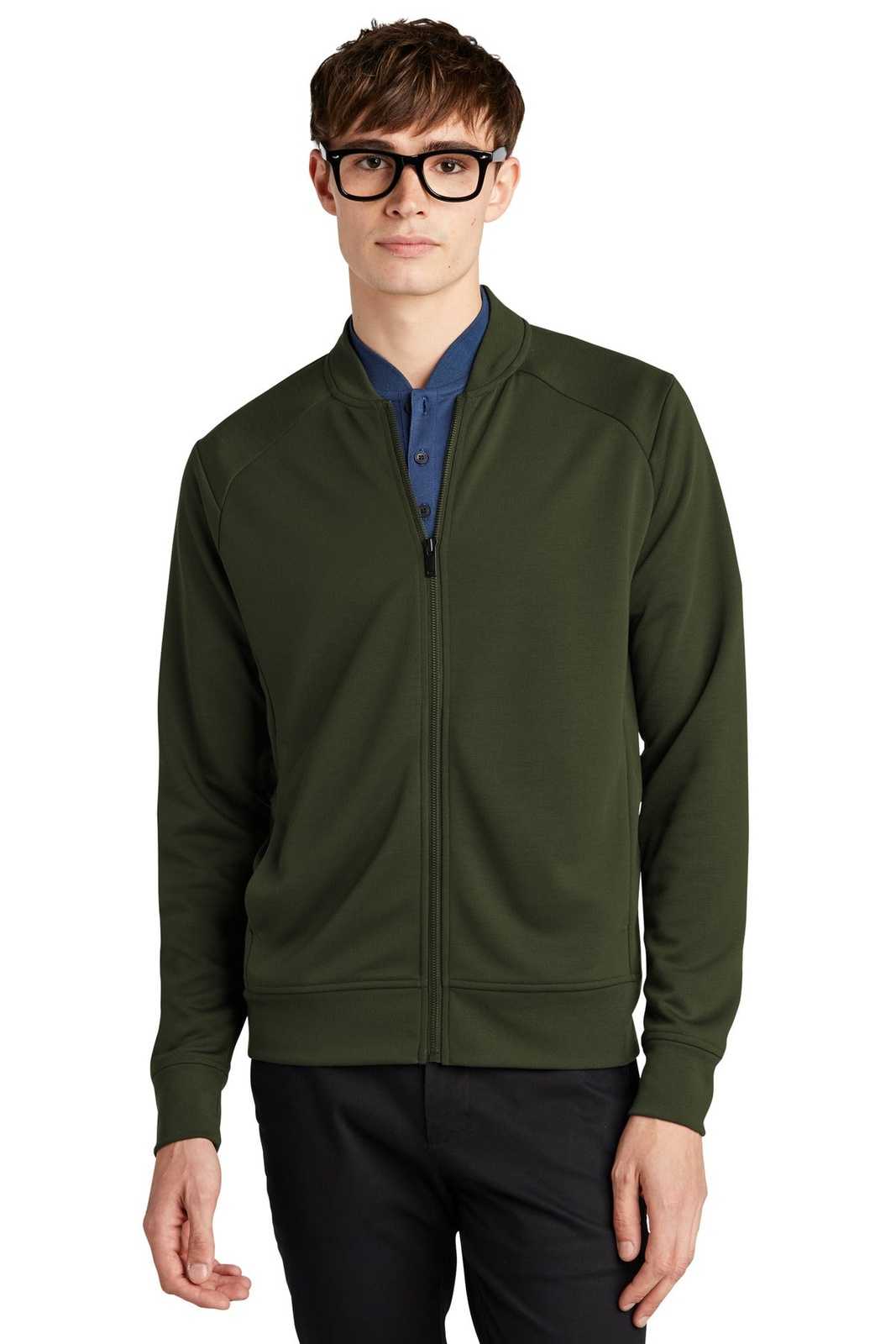 Mercer+Mettle MM3000 Double-Knit Bomber - Townsend Green - HIT a Double - 1