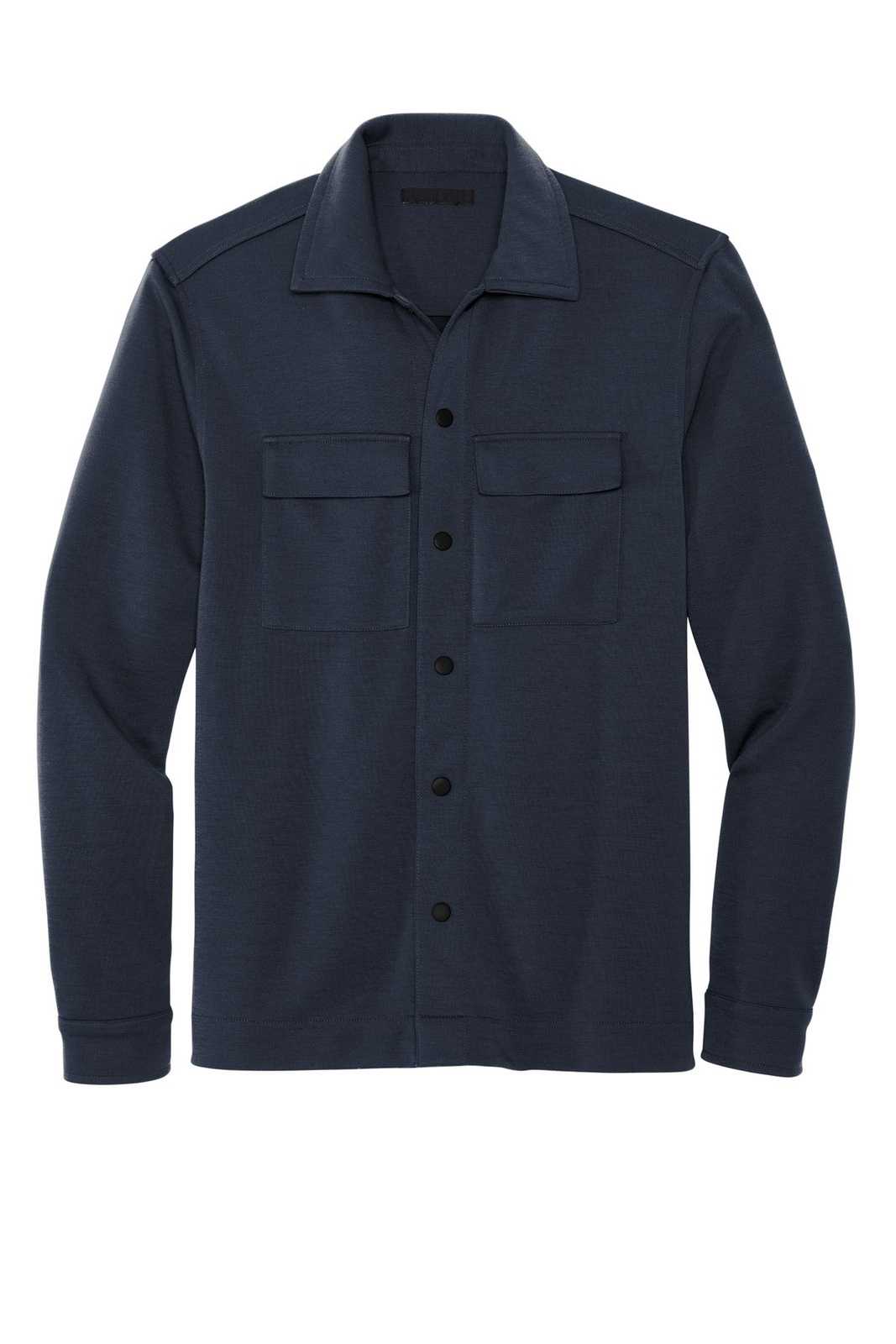 Mercer+Mettle MM3004 Double-Knit Snap Front Jacket - Night Navy - HIT a Double - 2