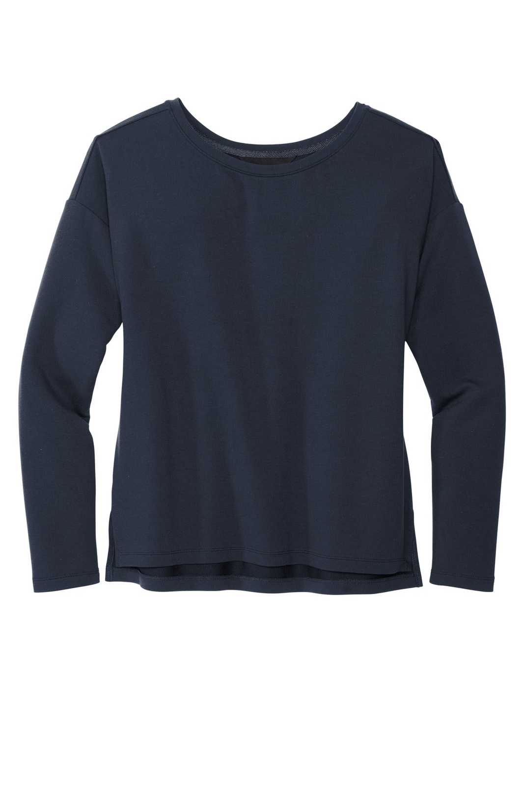 Mercer+Mettle MM3013 Women&#39;s Stretch Drop Shoulder Pullover - Night Navy - HIT a Double - 2
