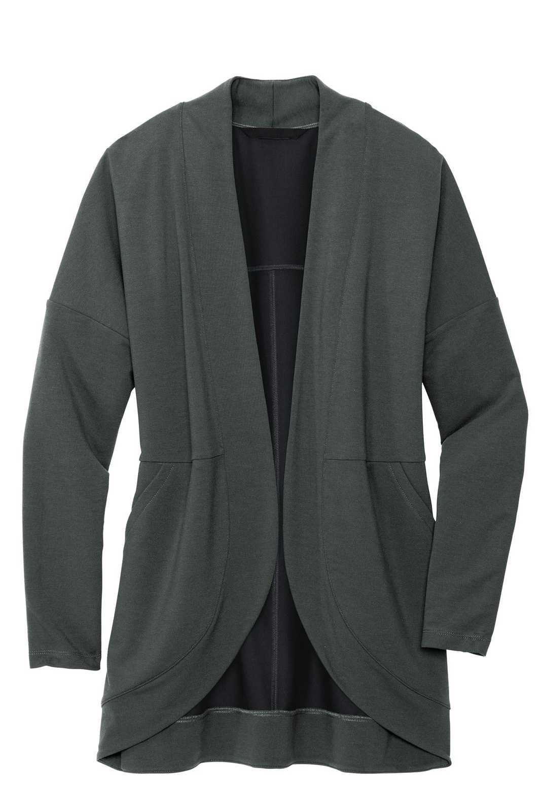 Mercer+Mettle MM3015 Women&#39;s Stretch Open-Front Cardigan - Anchor Grey - HIT a Double - 2