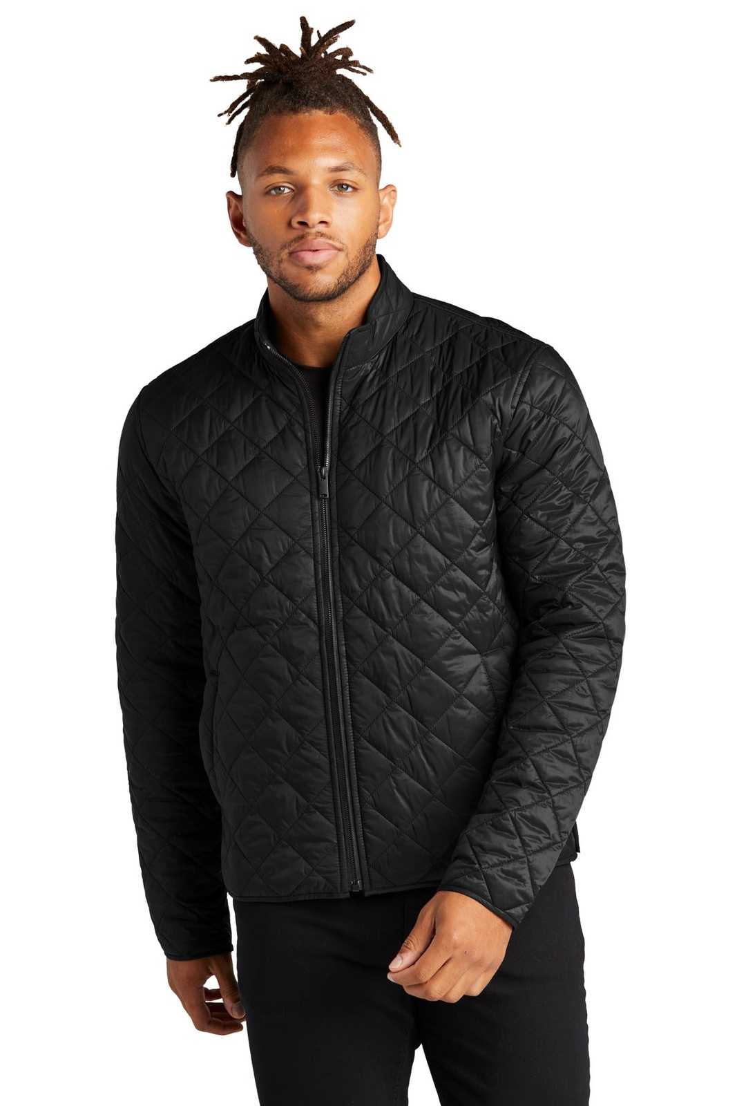 Mercer+Mettle MM7200 Quilted Full-Zip Jacket - Deep Black - HIT a Double - 1