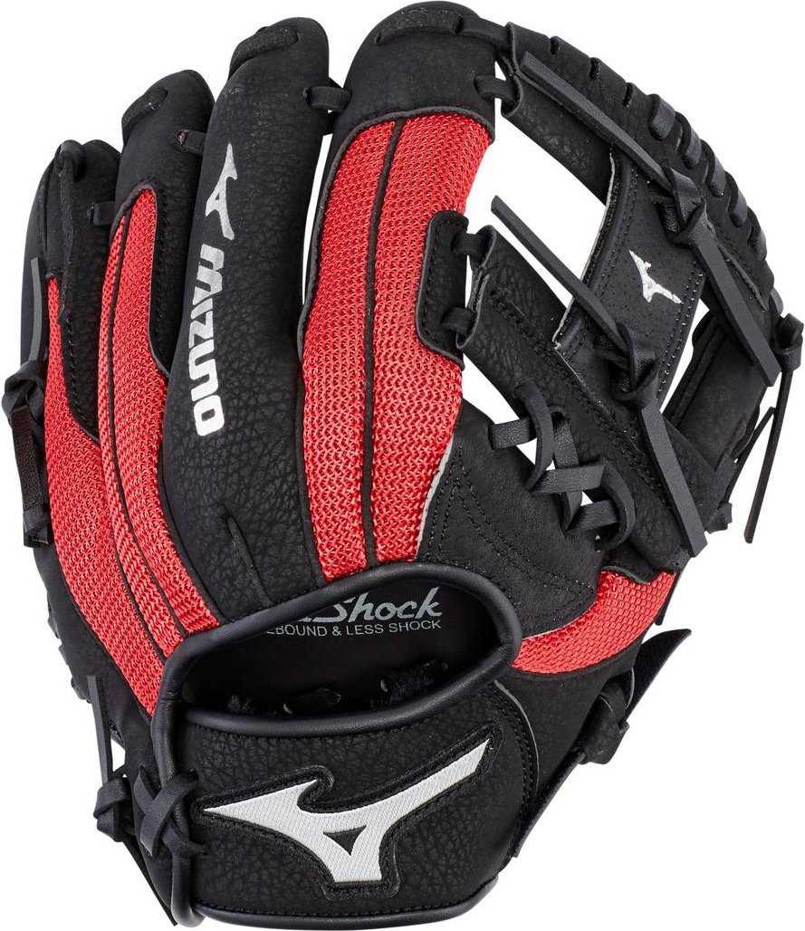 Mizuno Prospect Series Powerclose Utility Glove 10.00&quot; - Black Red - HIT a Double