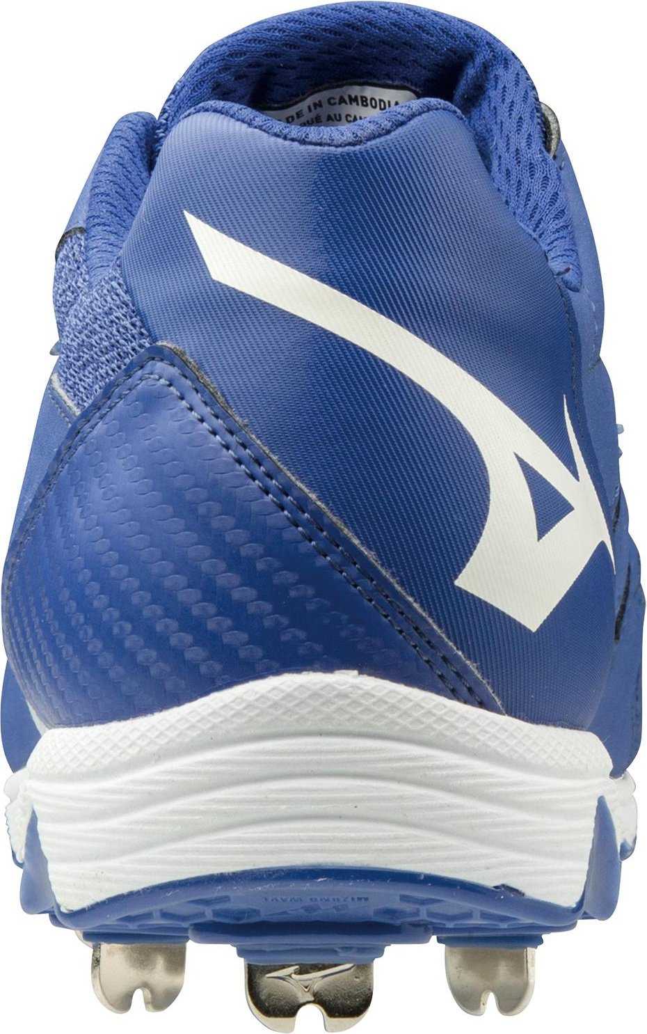 Mizuno 9-Spike Swift 6 Cleats - Royal White - HIT a Double