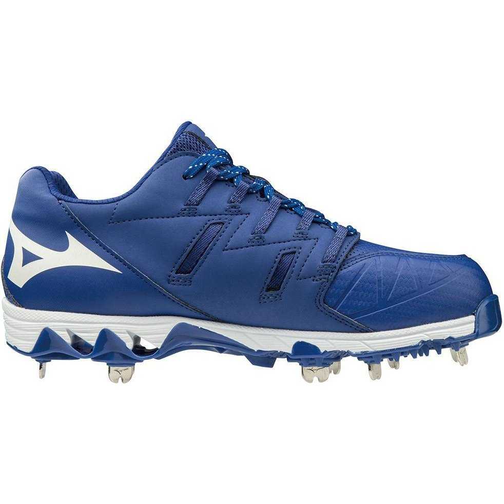 Mizuno 9-Spike Swift 6 Cleats - Royal White - HIT a Double