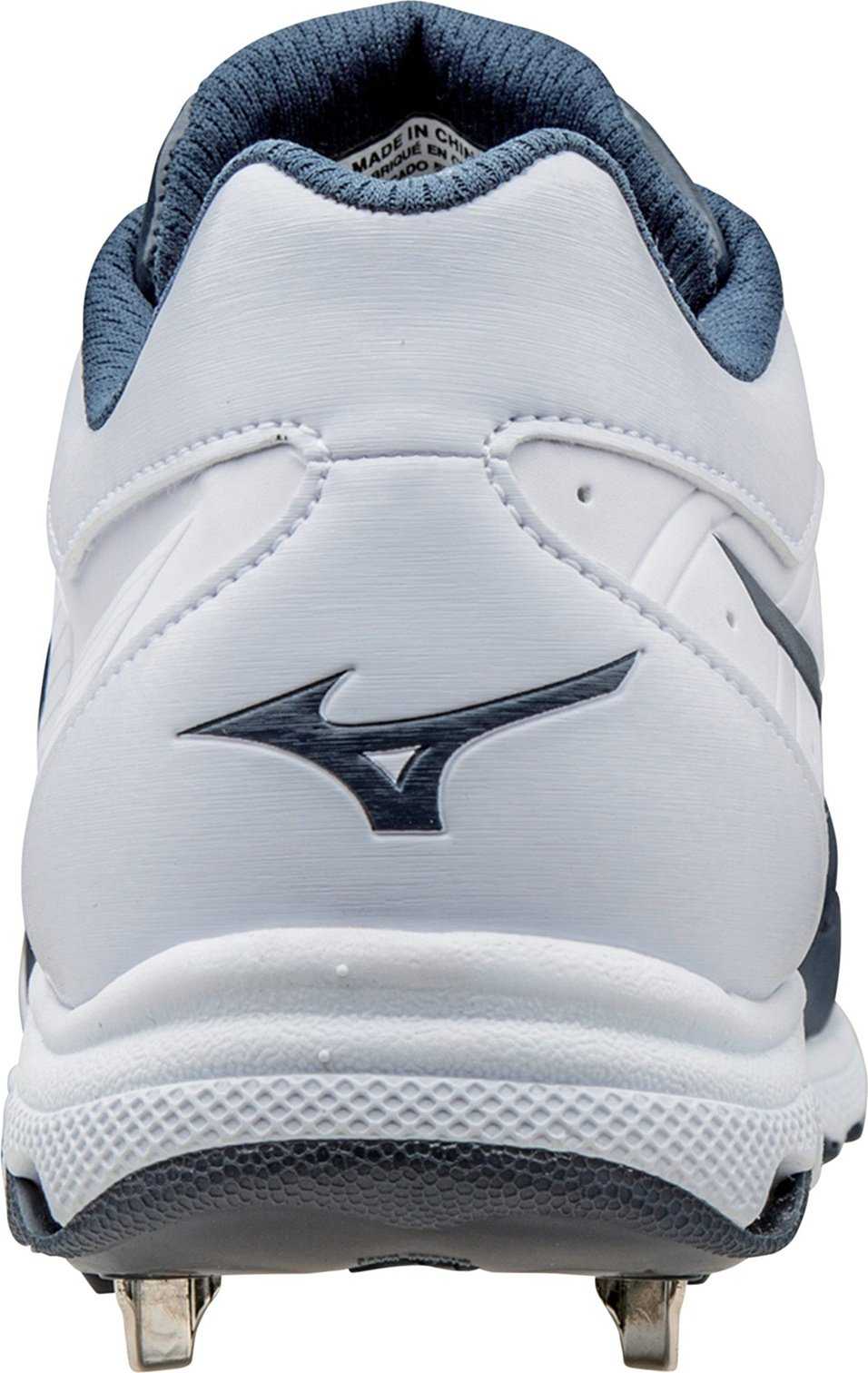 Mizuno 9-spike Advanced Sweep 3 Cleats - White Navy - HIT a Double