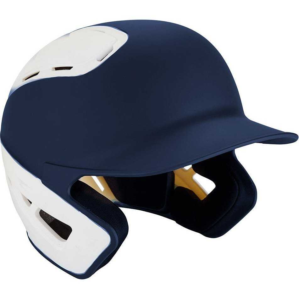 Mizuno B6 Batting Helmet 2Tone - Navy White - HIT a Double
