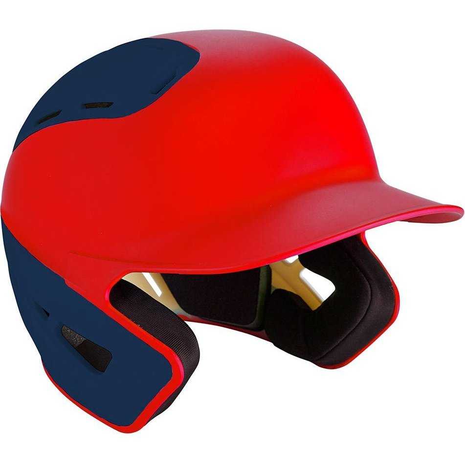 Mizuno B6 Batting Helmet 2Tone - Red Navy - HIT a Double