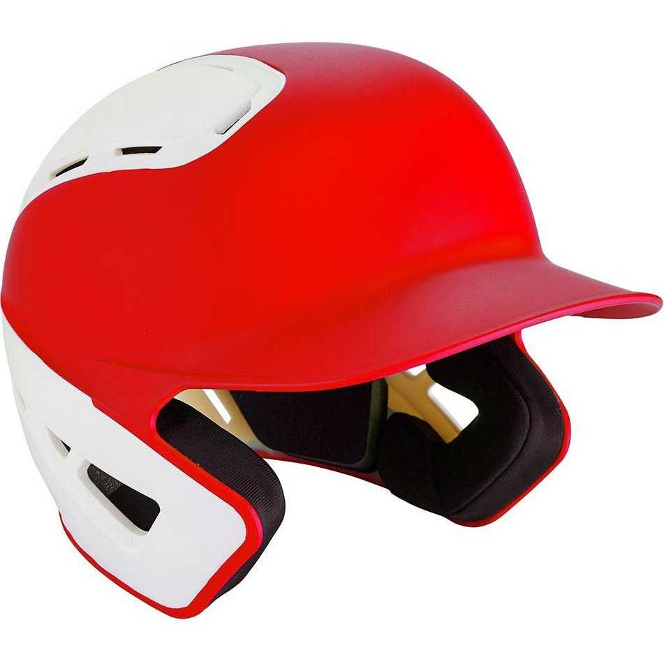 Mizuno B6 Batting Helmet 2Tone - Red White - HIT a Double