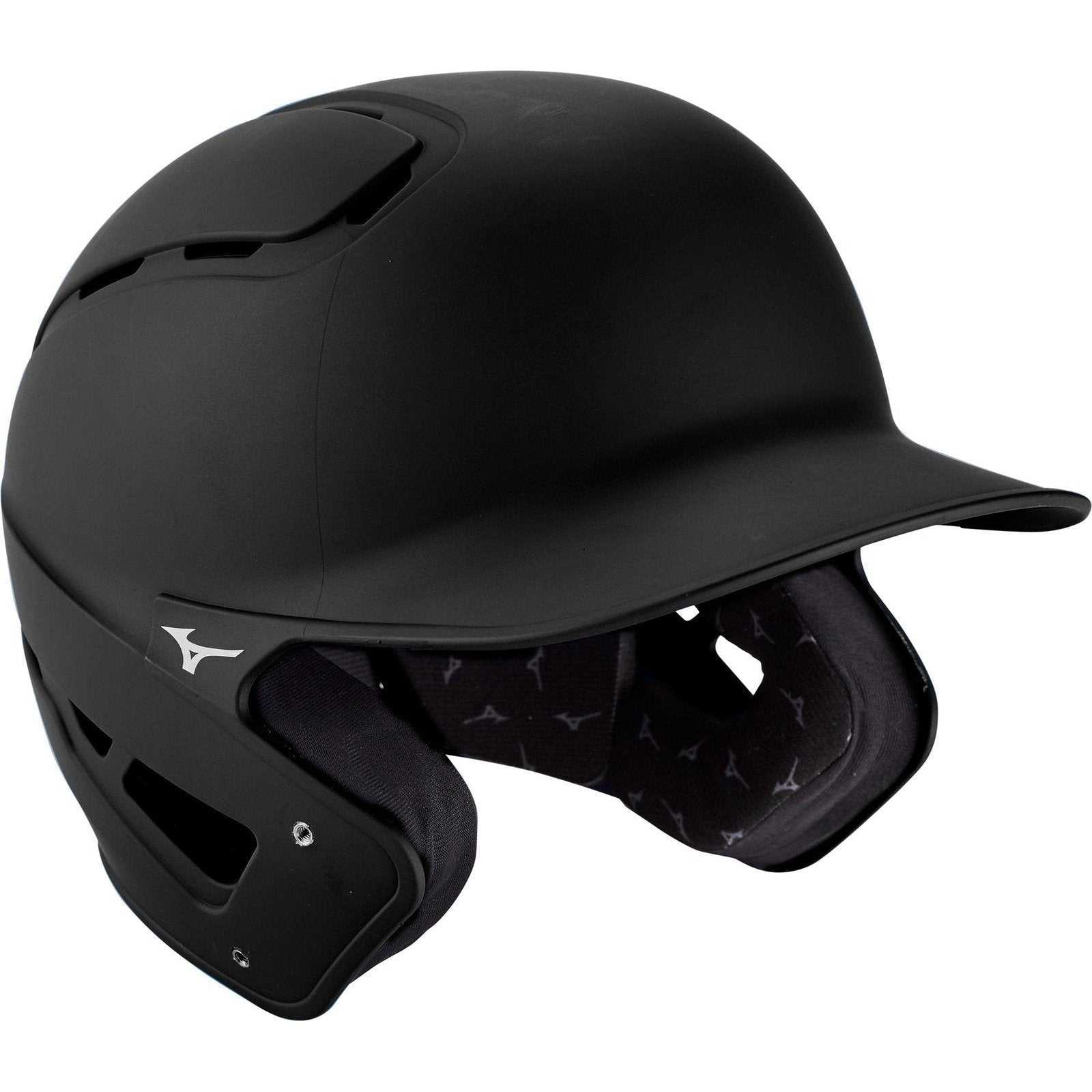 Mizuno B6 Batting Helmet Solid - Black - HIT a Double