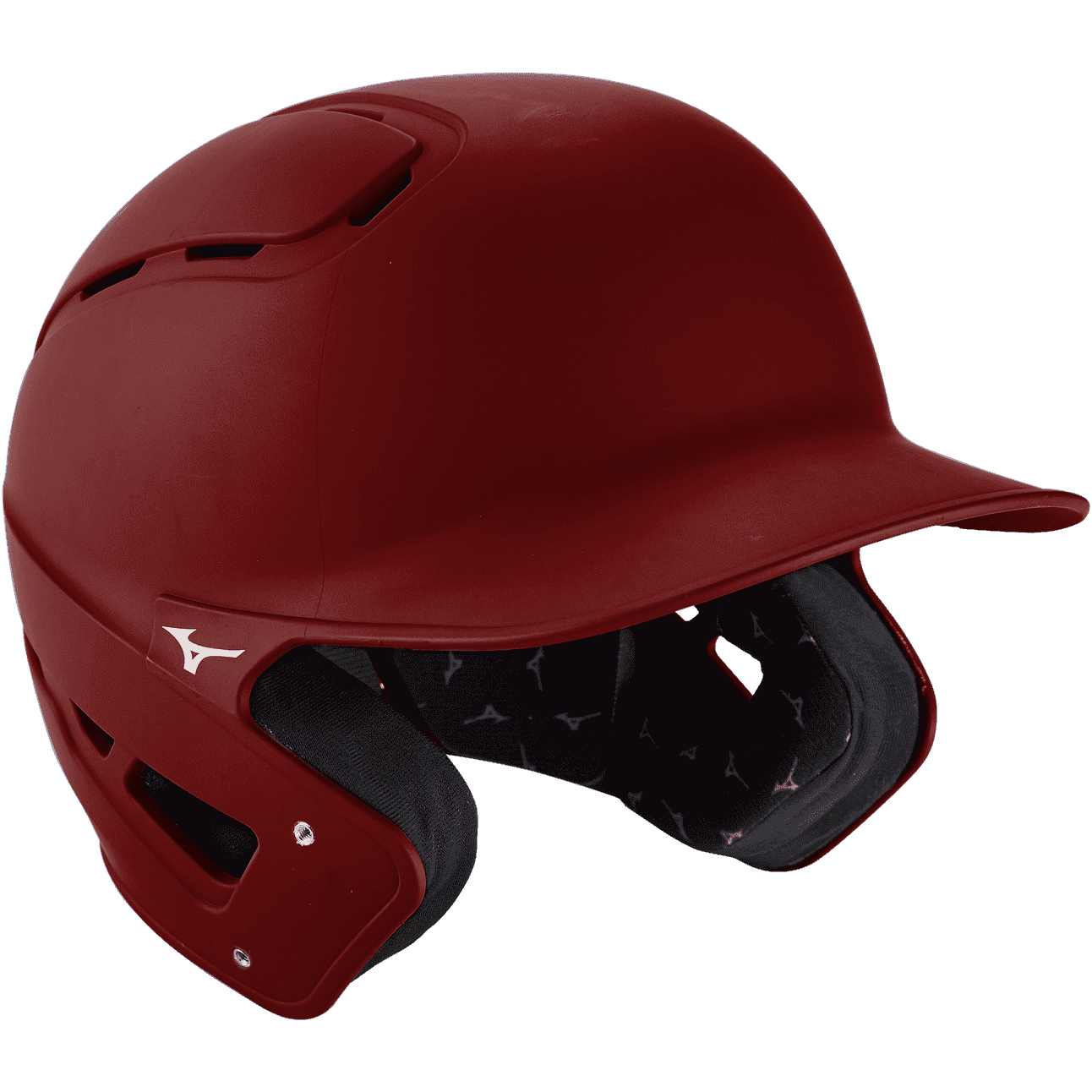 Mizuno B6 Batting Helmet Solid - Cardinal, - HIT a Double