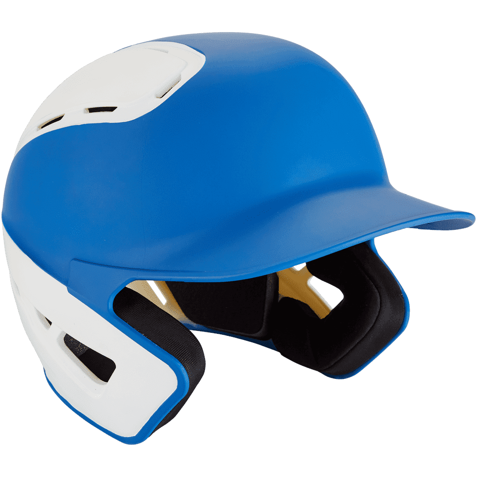 Mizuno B6 Youth Baseball Batting Helmet - Royal White - HIT a Double