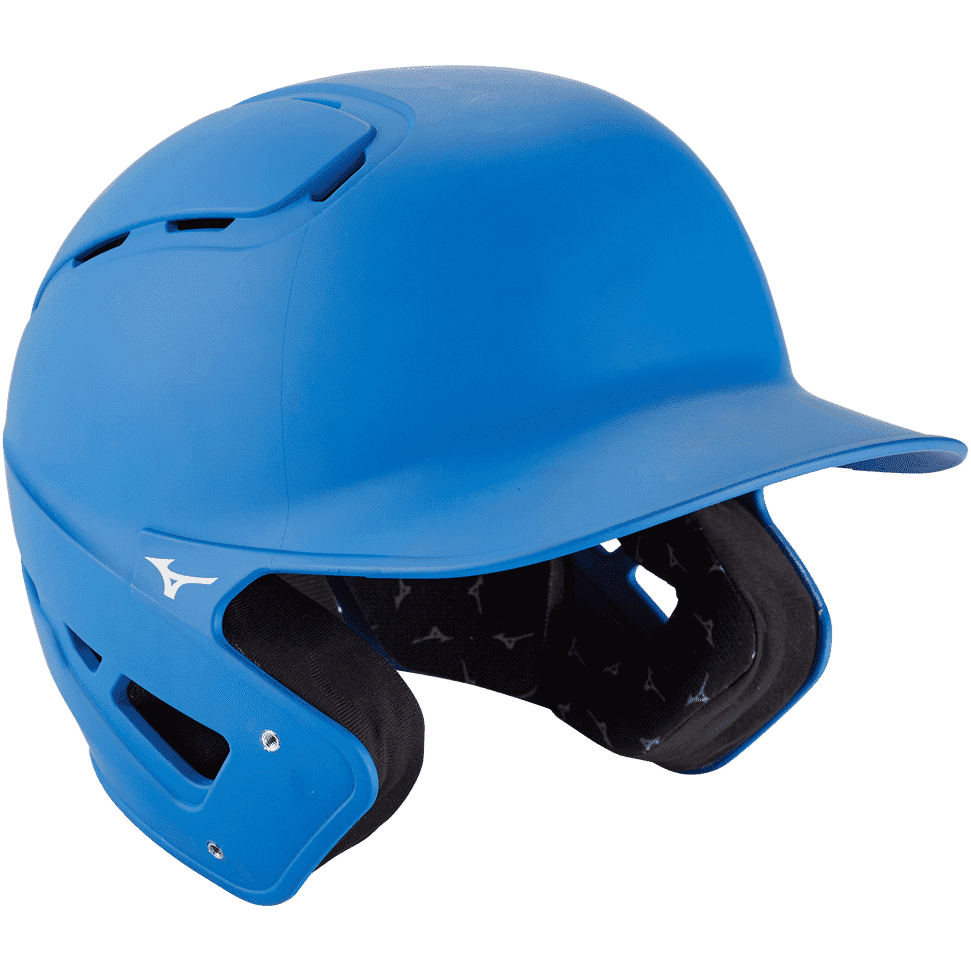 Mizuno B6 Youth Baseball Batting Helmet - Solid Color - Royal - HIT a Double