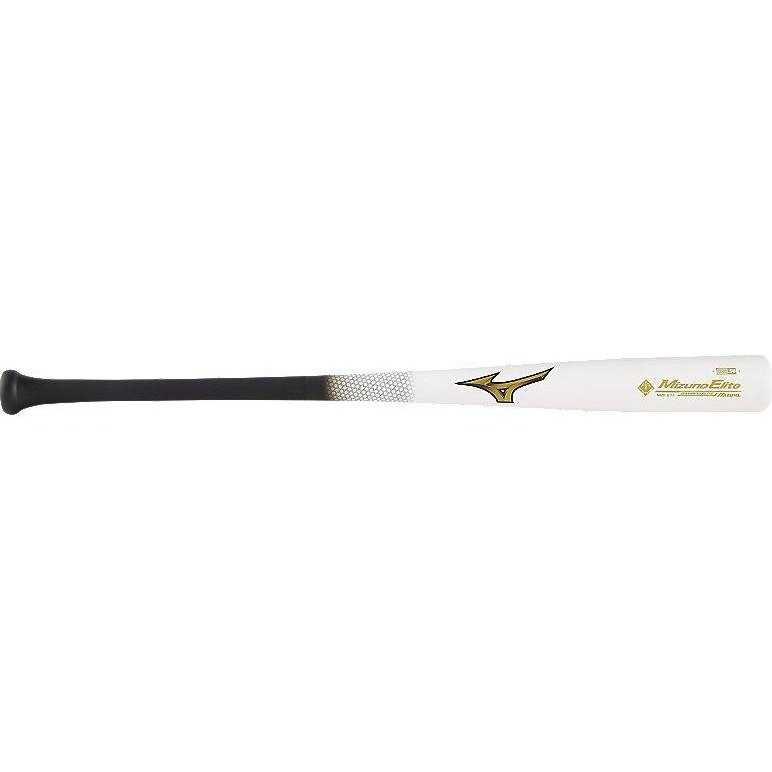 Mizuno Bamboo Elite Woodl Bat MZE 271 - White Black - HIT a Double