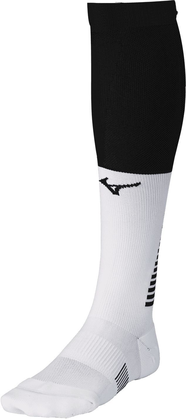 Mizuno Diamond Elite Knee High Socks - Black White - HIT a Double