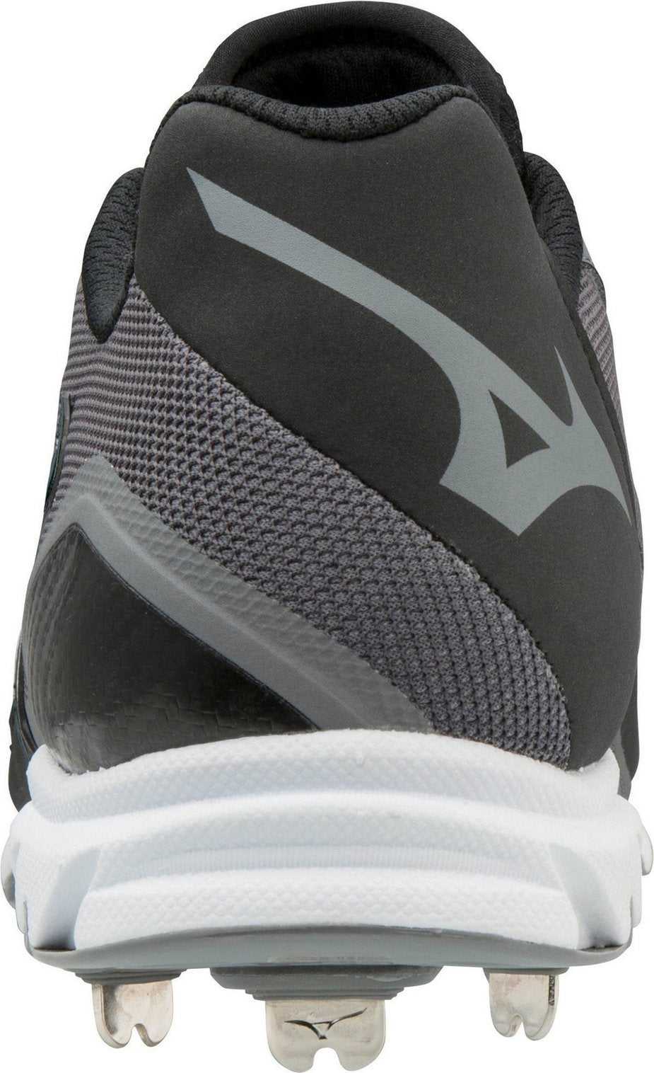 Mizuno Dominant 2 Low Metal Cleats - Charcoal Black - HIT a Double