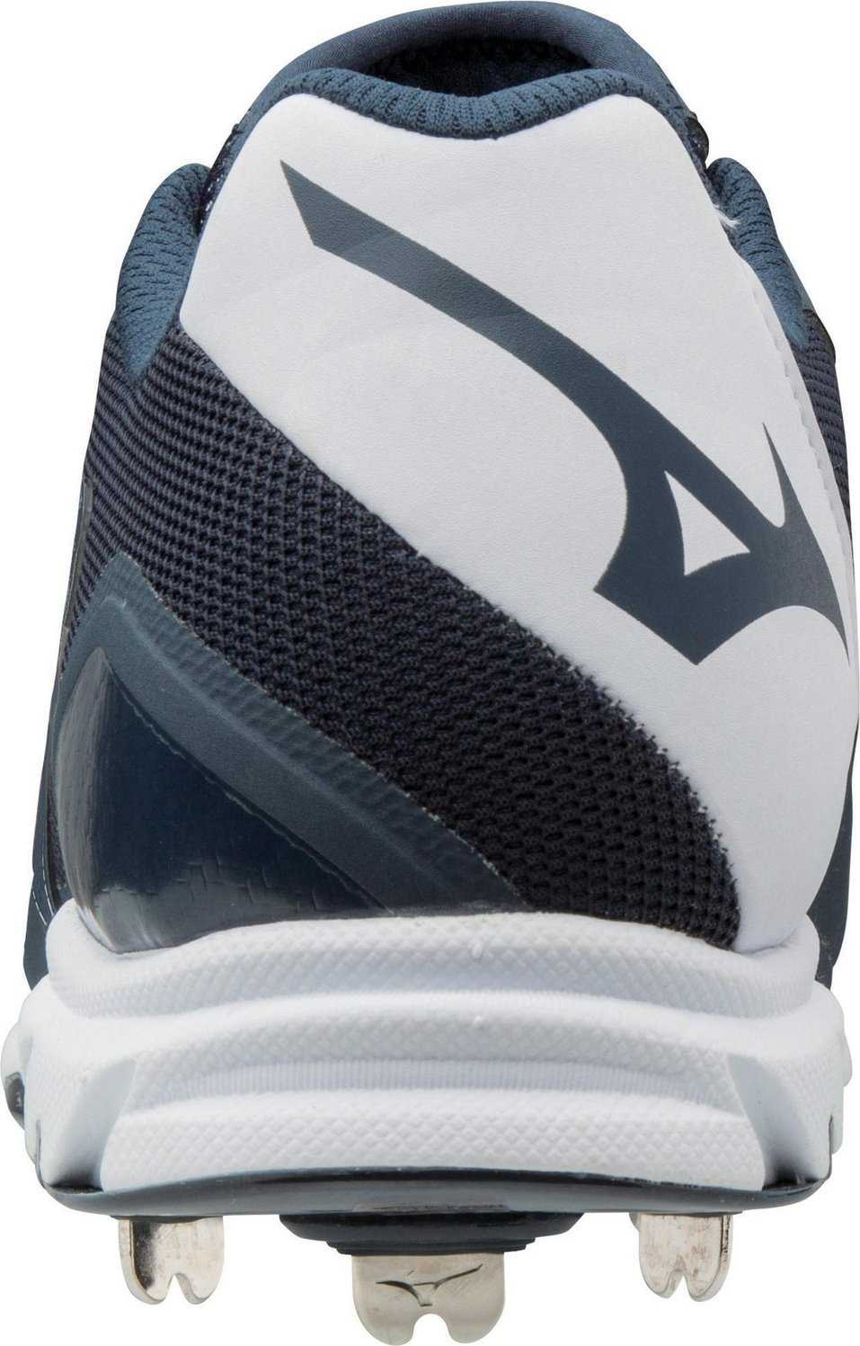 Mizuno Dominant 2 Low Metal Cleats - Navy White - HIT a Double