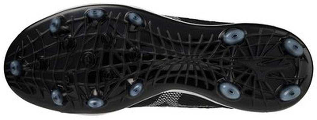Mizuno Dominant 4 Low Molded Cleats - Black White - HIT a Double - 3