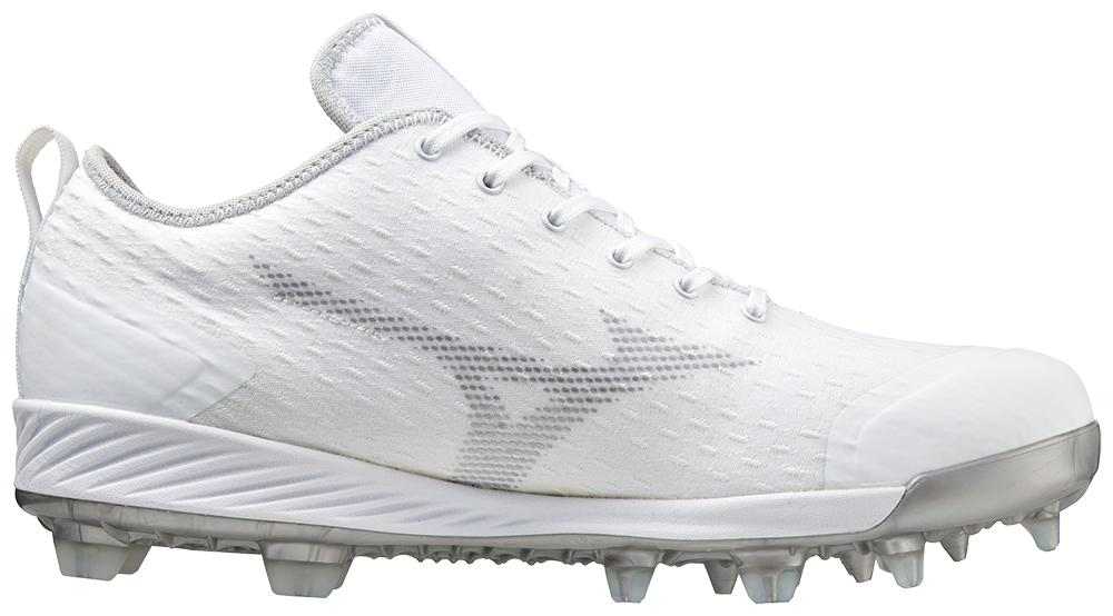 Mizuno Dominant 4 Low Molded Cleats - White - HIT a Double - 2