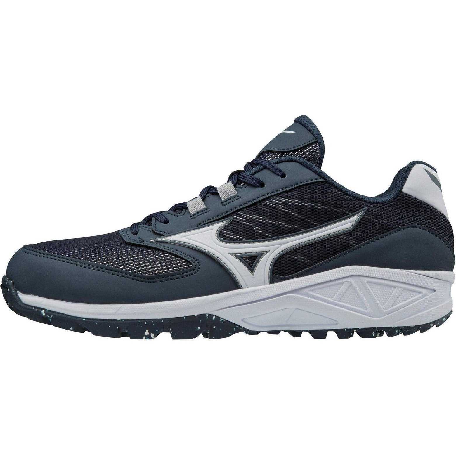 Mizuno Dominant All-Surface Low Turf Shoe - Navy White - HIT a Double