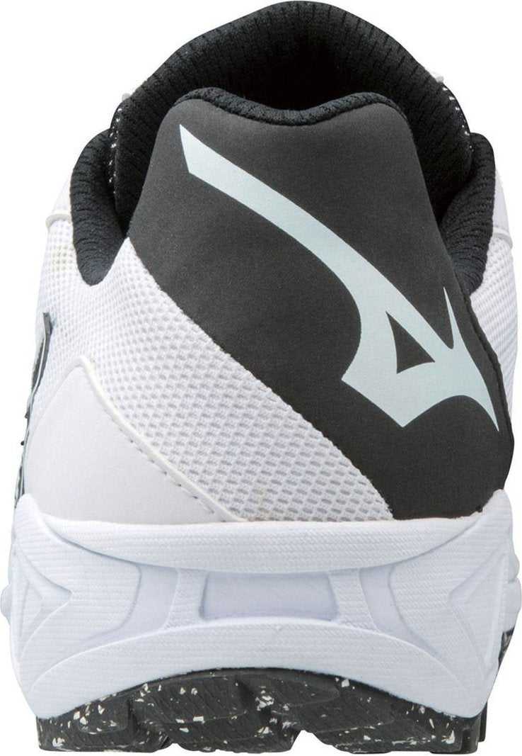 Mizuno Dominant All-Surface Low Turf Shoe - White Black - HIT a Double
