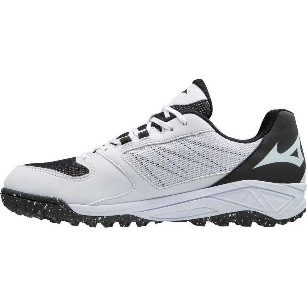 Mizuno Dominant All-Surface Low Turf Shoe - White Black - HIT a Double