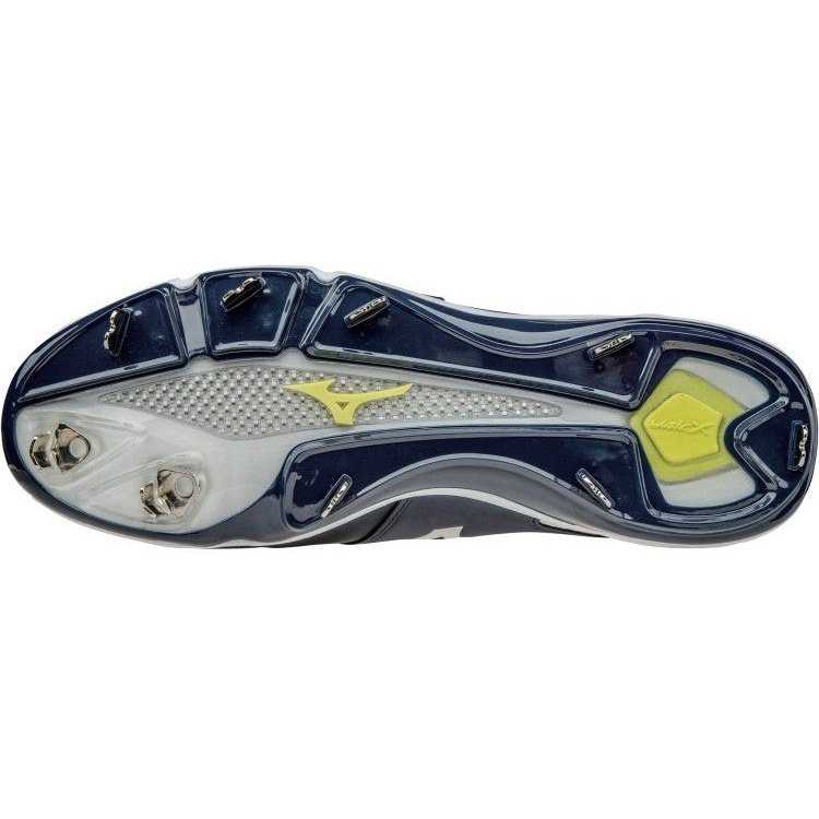 Mizuno Dominant IC Low Metal Cleats - Navy White - HIT a Double