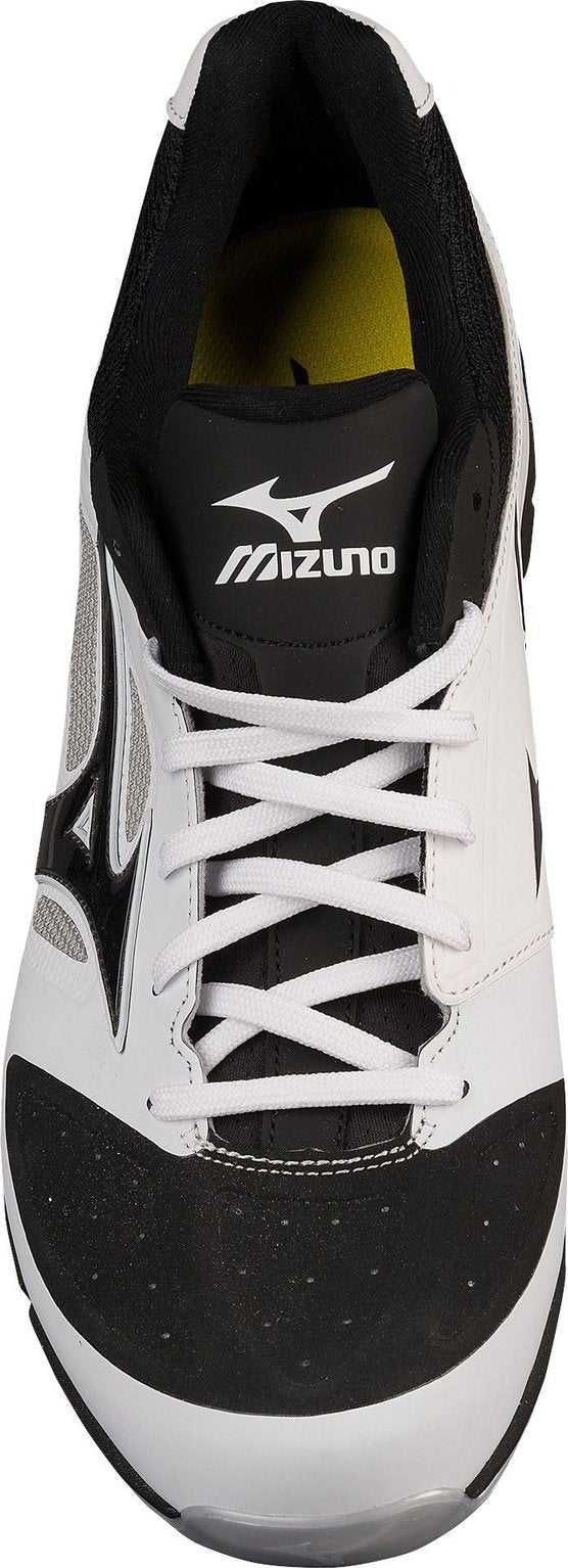 Mizuno Dominant IC Low Metal Cleats - White Black - HIT a Double