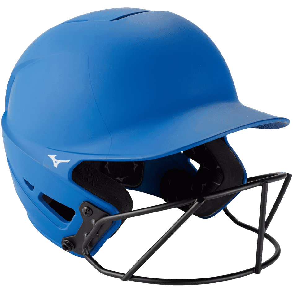 Mizuno F6 Fastpitch Softball Batting Helmet - Solid Color - Royal - HIT a Double