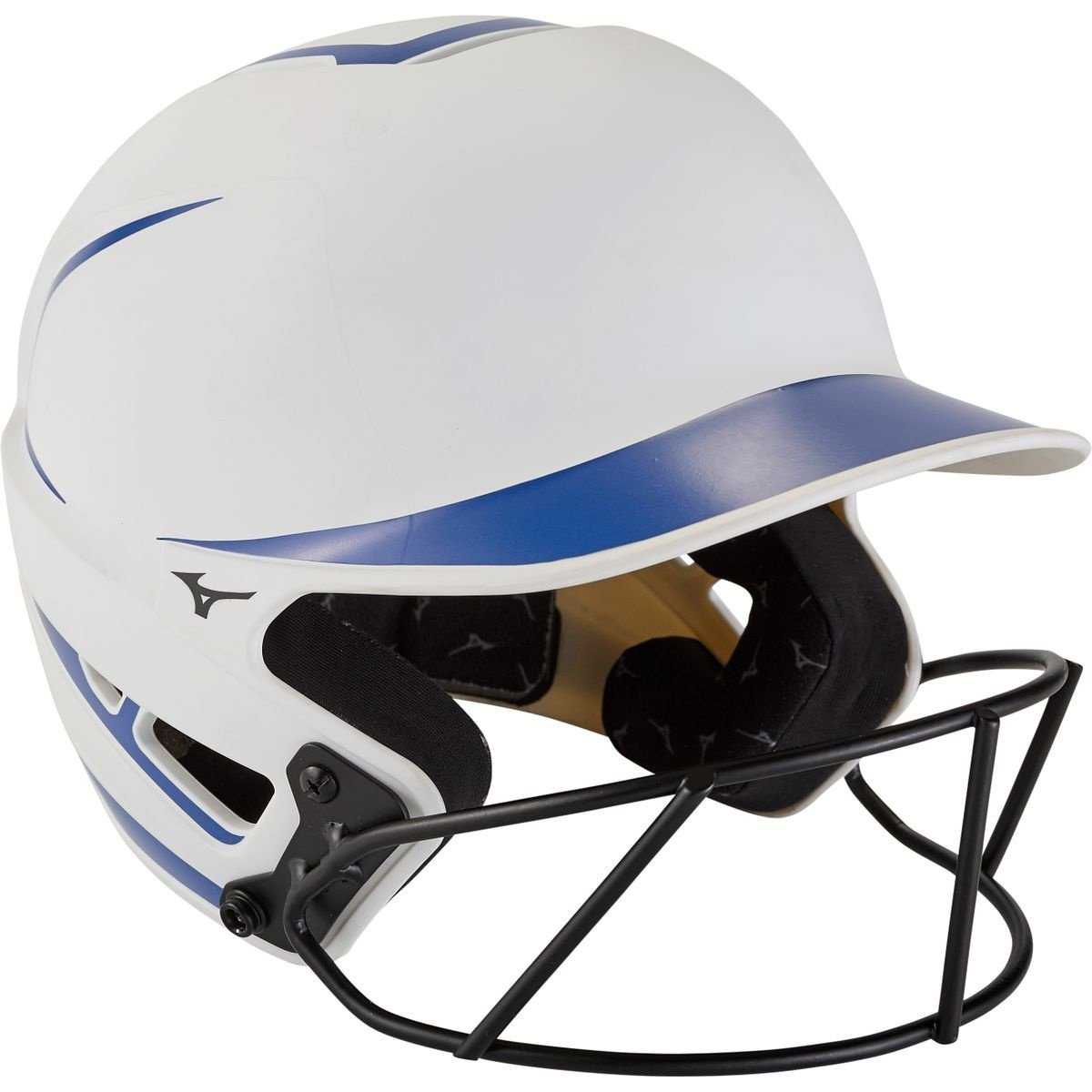 Mizuno F6 Youth with FP Protective Covering Matte 2Tone - White Royal - HIT a Double
