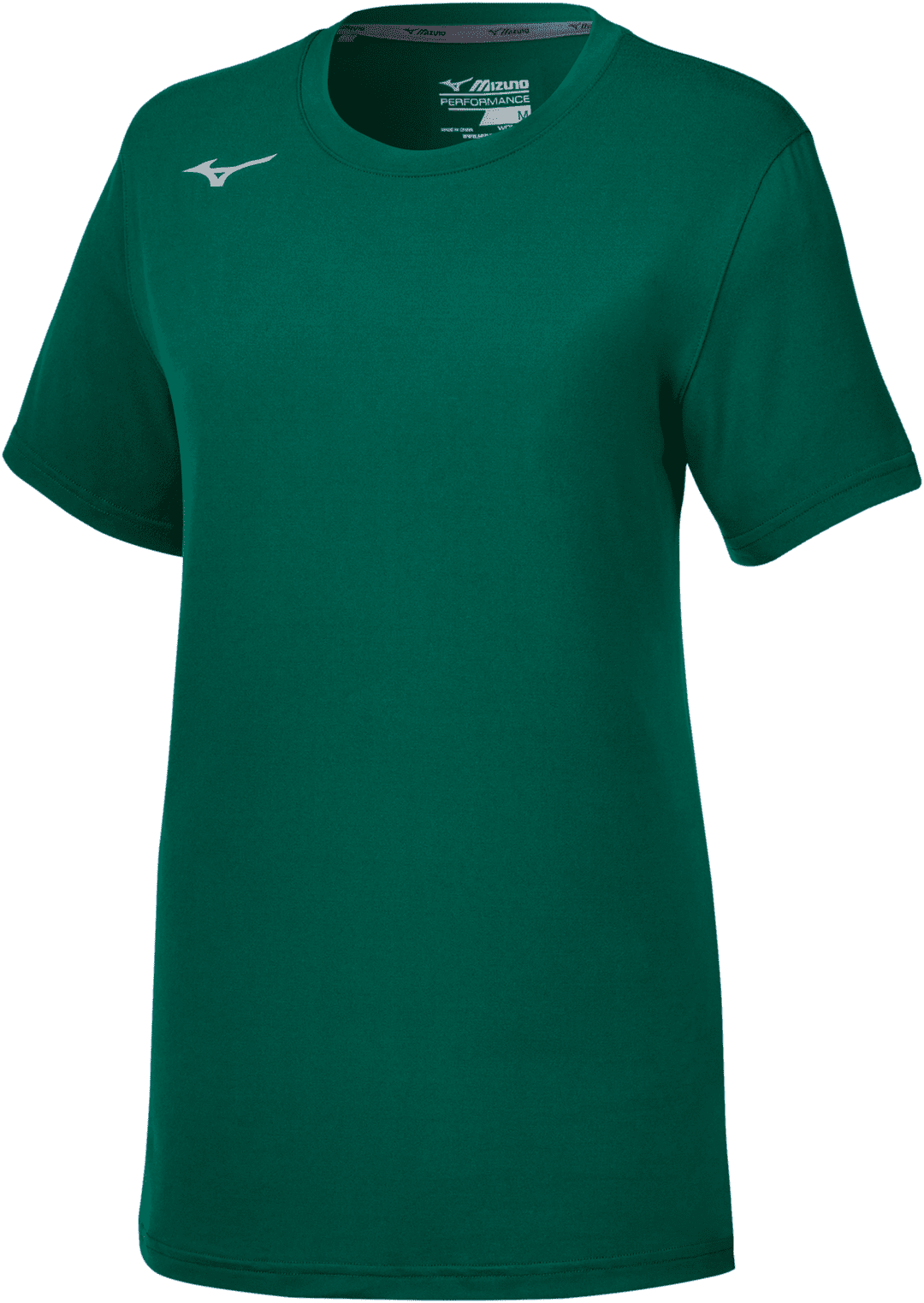 Mizuno Girl&#39;s Short Sleeve Attack Tee 3.0 - Forest - HIT a Double