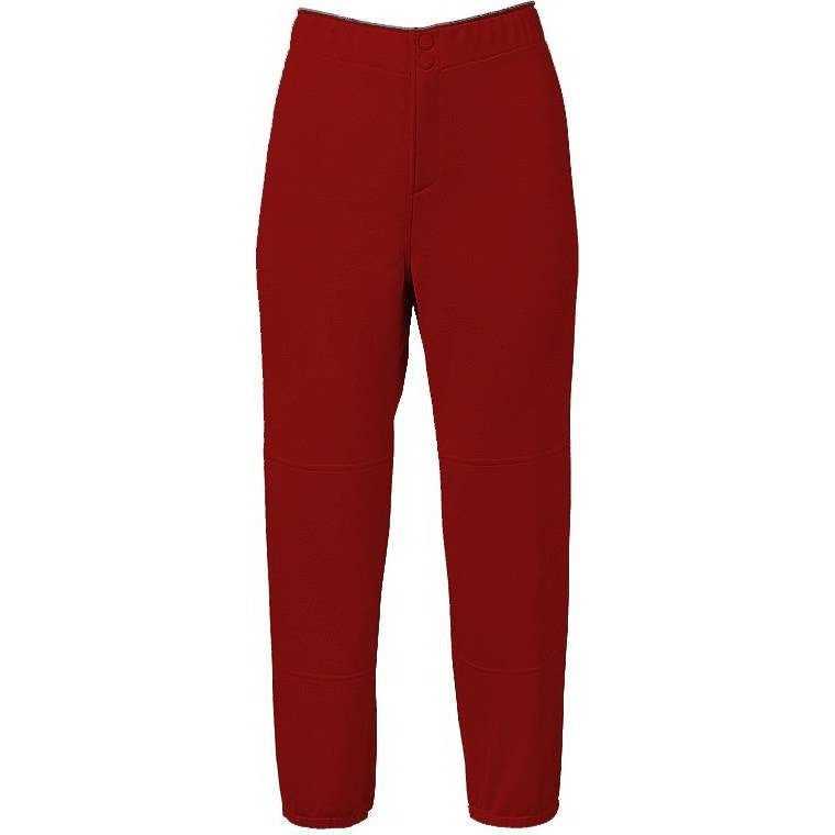 Mizuno Girls Padded Unbelted Pant - Red - HIT a Double