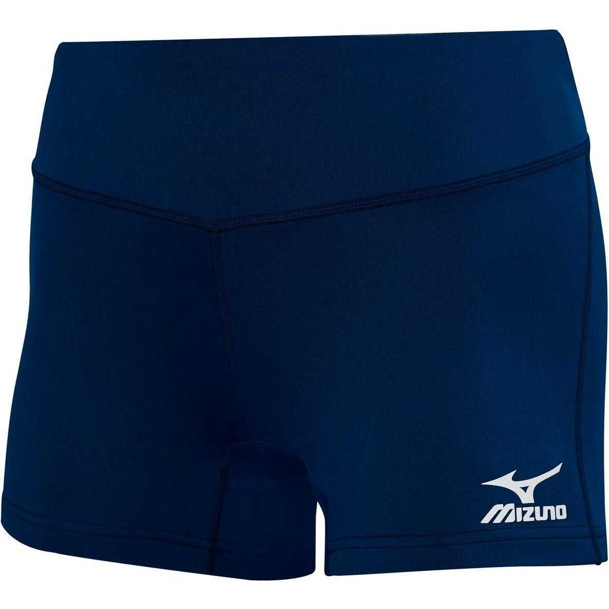 Mizuno Girls Victory 3.5" Inseam Volleyball Shorts - Navy - HIT a Double