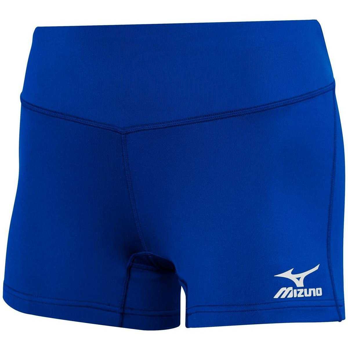 Mizuno Girls Victory 3.5&quot; Inseam Volleyball Shorts - Royal - HIT a Double