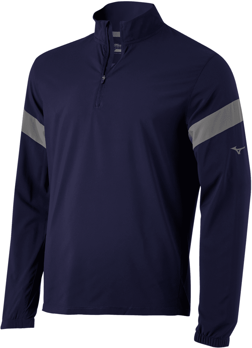 Mizuno Long Sleeve Hitting Jacket Navy Shade