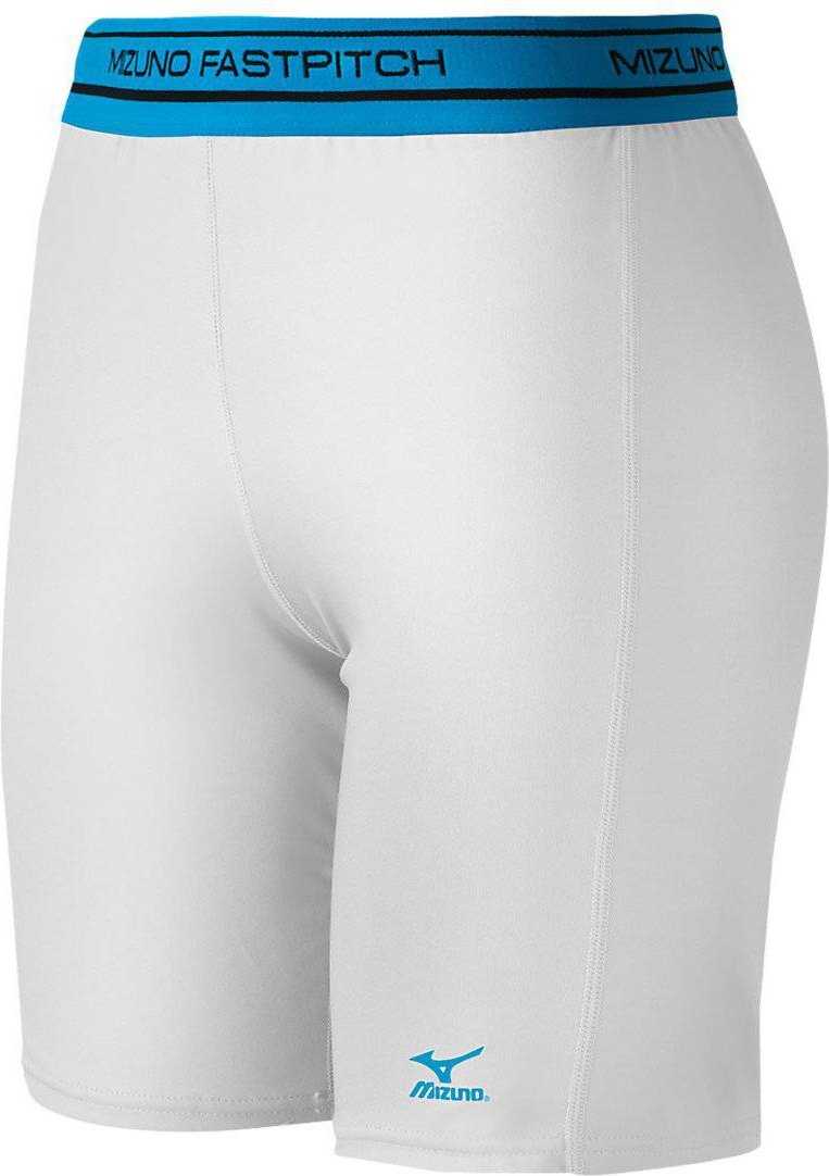 Mizuno Lowrise Compression Sliding Shorts - White - HIT a Double
