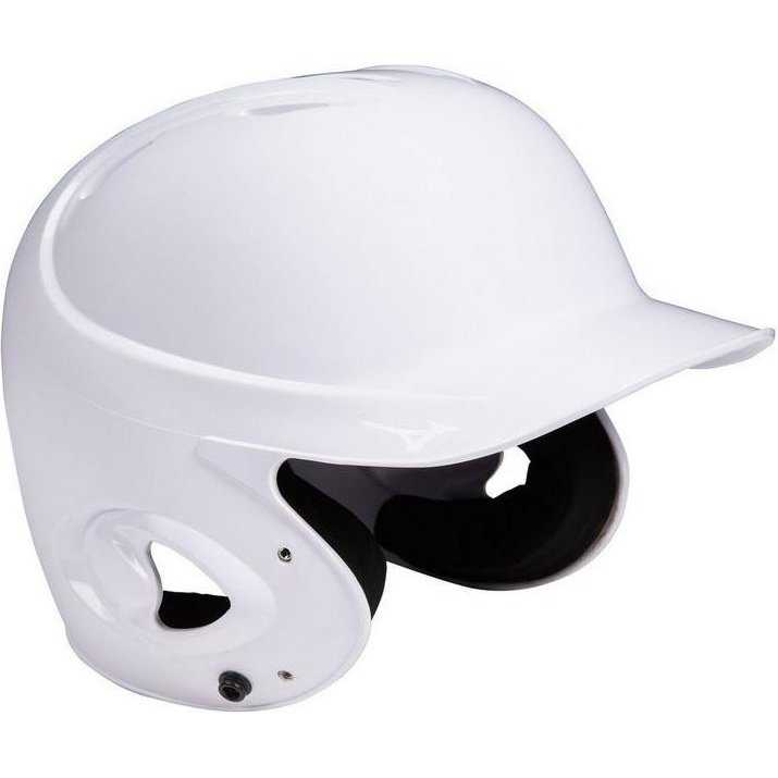 Mizuno MVP Series Solid Batting Helmet - White - HIT a Double