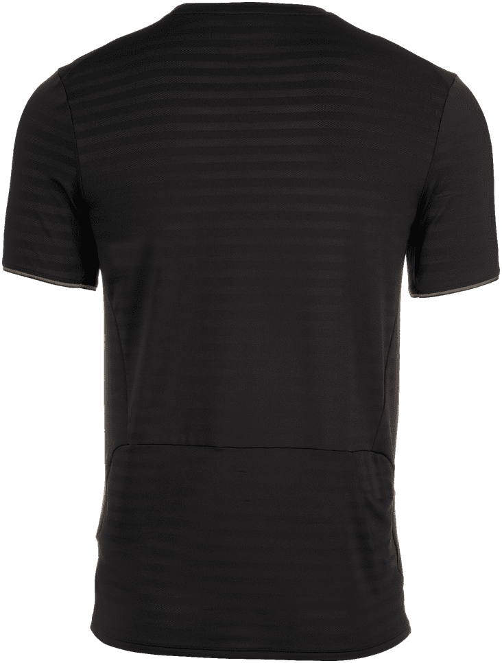 Mizuno Men&#39;s Athletic Eco Short Sleeve Tee - Black - HIT a Double