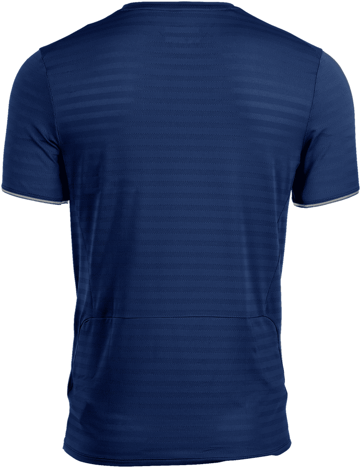 Mizuno Men&#39;s Athletic Eco Short Sleeve Tee - Navy - HIT a Double