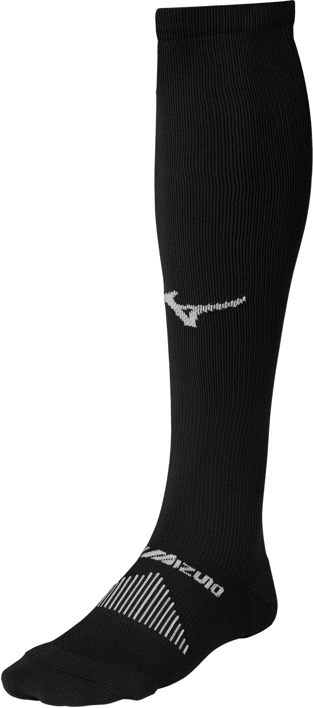 Mizuno Performance Knee High Socks - Black - HIT a Double