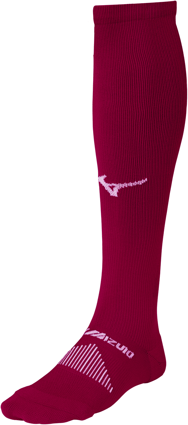 Mizuno Performance Knee High Socks Cardinal