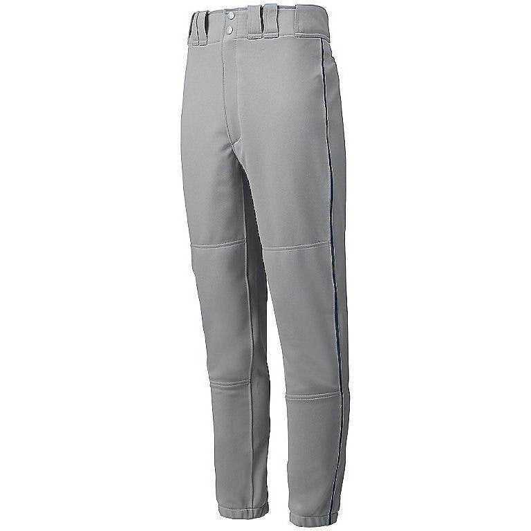 Mizuno Premier Piped Pant - Gray-Navy - HIT a Double