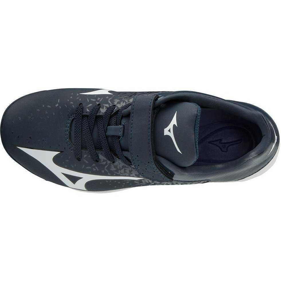 Mizuno Select Nine Low Molded Cleats - Navy White - HIT a Double - 4