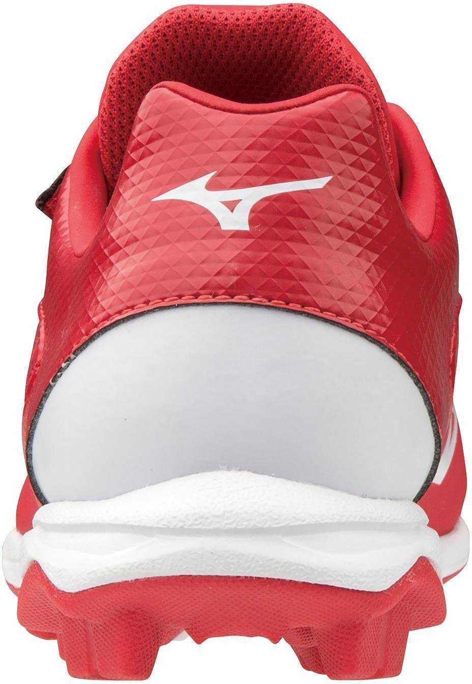 Mizuno Select Nine Low Molded Cleats - Red White - HIT a Double - 5